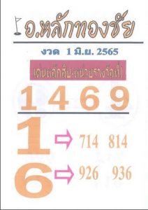แทงหวย88 หวยอาจารย์หลักทองชัย
