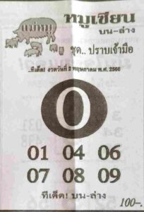 ตรวจหวย หมูเซียน 2/5/66