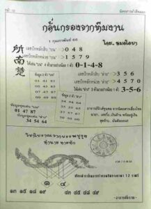 เลขกลั่นกรองมาจากทีมงาน 1/6/66