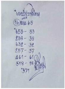 หวยเด็ดเลขฟ้าใหม่ 16-6-66