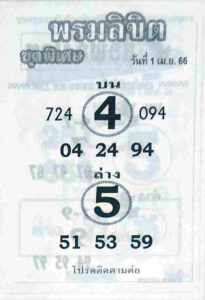 เลขเด็ดหวยพรมลิขิต 16-6-66